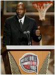 James Worthy at HOF Ceremony