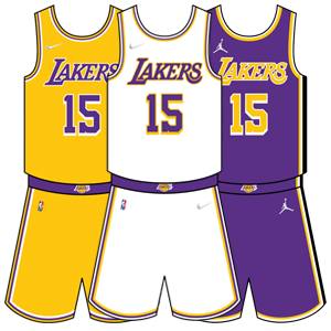 black and red lakers jersey
