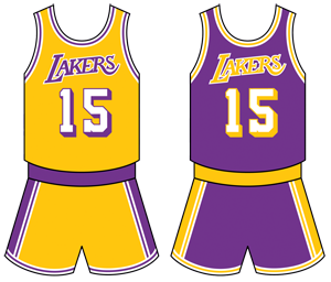 Los Angeles Lakers Home Uniform  Lakers logo, Basketball clothes,  Basketball uniforms