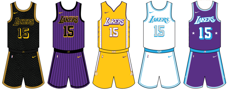 lakers jersey design