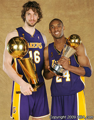 Kobe Bryant and Pau Gasol